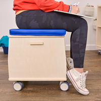 Chaise d'enseignant en bois pour l'école maternelle, chaise d'enseignant pour la maternelle