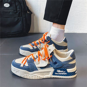 Zapatos de Skate Planos para Hombre 2025, Tenis Casuales Modernos y Robustos para Hombre, Zapatos de Lona de Plataforma de Alta Calidad para Caminar - Product Image 2