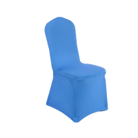 Housse de chaise universelle bleu royal Spandex polyester bleu marine housse de chaise d'événement de chaise de mariage