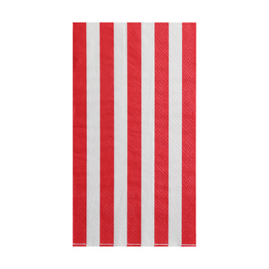 Vertical Striped Printed Paper Napkins 330mmx400mm Disposable For Themed Party Red And Yellow - Product Image 5