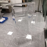 Podium de présentation de luxe personnalisé en acrylique écologique de 12 mm, portable, anti-rouille, autoportant, pour églises, poli