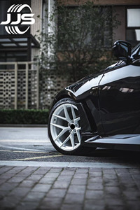 Rines de Aleación JJSEES de Cinco Radios 5*120.65 5*120 5*112 5*114.3 en Plata Pulida para Autos de Pasajeros, Rines Forjados para <span class=keywords><strong>Corvette</strong></span> C7 - Product Image 5