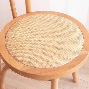 Silla de comedor con respaldo alto doblado de ratán de madera maciza, <span class=keywords><strong>muebles</strong></span> de restaurante de Hotel con estilo de granja para cocina, hogar, oficina, dormitorio - Product Image 4