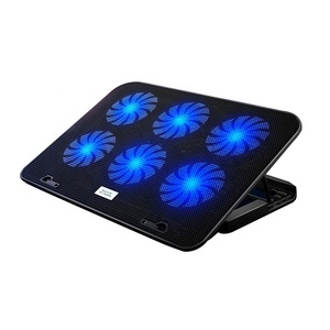 Ice Coorel Soporte Laptop Kühler Kühl kissen 60*60*15MM Luftgekühlt 353*255*32mm Sechs Lüfter Ce,rohs 6 Lüfter CN;GUA Farben Lager A9 - Product Image 1