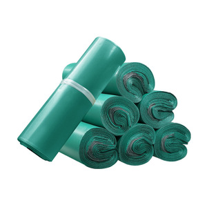 ถุงส่งของแบบหนาสีเขียว Baixin ผลิตจากวัสดุรีไซเคิล 100% ปิดผนึกเองได้ - Product Image 1