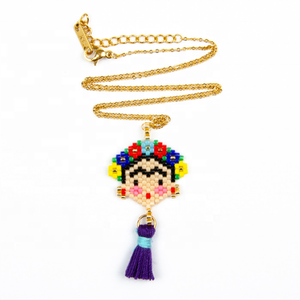 Venta al por mayor de Frida <span class=keywords><strong>Kahlo</strong></span> Miyuki joyería de collar de cuentas de la joyería para las mujeres de los hombres - Product Image 1