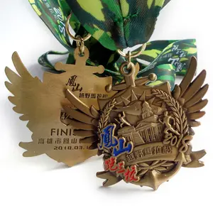 Zhongshan factory cheap custom sport medal custom rhythmic gymnastics gold medal