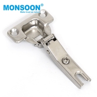 MONSOON Charnières dissimulées pour meubles de cuisine, charnières à fermeture amortie pour portes de placards et charnières pliantes pour meubles