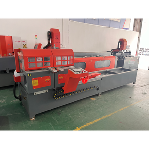 PVC & <span class=keywords><strong>uPVC</strong></span> cửa sổ hồ sơ <span class=keywords><strong>CNC</strong></span> đôi đầu miter thấy máy cho nhôm với lõi PLC thành phần - Product Image 5