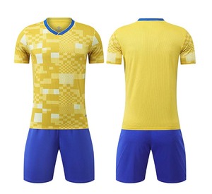 Maillot de football unisexe de haute qualité, style ample, ensemble uniforme de football à manches courtes, séchage rapide, tenue de football d'équipe - Product Image 6