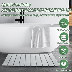 Foldable Diatom Bath Mat Bathroom Diatomaceous Earth Diatomite Stone Bath Mats - Product Image 5
