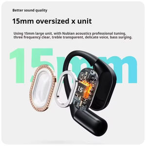 Nouveaux écouteurs Nubia LiveFlip 2025, TWS sans fil Bluetooth 5.4, écouteurs ouverts, casque de sport, faible latence, 40 heures d'autonomie - Product Image 4