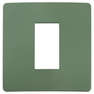 Vimar Plana Up 1M Sage Matt Plate 9.7x12.5cm Wall <b>Switch</b> Cover - Product Image 1