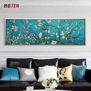 <span class=keywords><strong>Pintura</strong></span> <span class=keywords><strong>al</strong></span> óleo gruesa moderna pintada a mano <span class=keywords><strong>de</strong></span> la famosa "Flor <span class=keywords><strong>de</strong></span> albaricoque" <span class=keywords><strong>de</strong></span> Van Gogh para sala <span class=keywords><strong>de</strong></span> estar o comedor lienzo decorativo - Product Image 2
