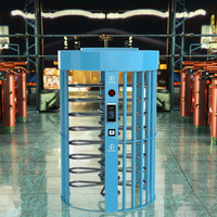 Tourniquet pleine hauteur pour stade avec reconnaissance faciale et lecteur de code QR, anti-collision, protection IP65, fonctionnement bidirectionnel