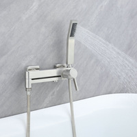 Robinet de baignoire en acier inoxydable 304, mitigeur chaud/froid, ensemble de douche mural pour salle de bain