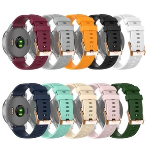 Bracelet de montre <span class=keywords><strong>sport</strong></span> en silicone pour <span class=keywords><strong>Garmin</strong></span> <span class=keywords><strong>Venu</strong></span> <span class=keywords><strong>2S</strong></span> Vivoactive 4S 3S, boucle à ardillon carrée petite 18mm 20mm - Product Image 3