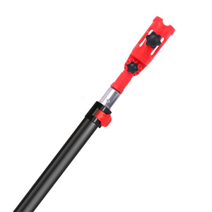 Brosse <span class=keywords><strong>de</strong></span> nettoyage <span class=keywords><strong>de</strong></span> fenêtres télescopique <span class=keywords><strong>de</strong></span> haute qualité, en alliage d'aluminium, écologique, sûre, avec adaptateur à réglage multi-angles - Product Image 2