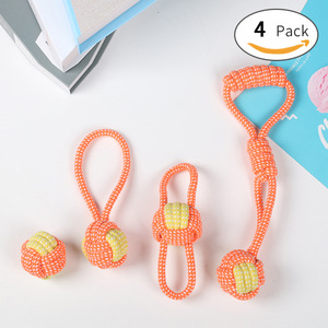 Juguetes de cuerda para perros, paquete de 7, juguete masticable de algodón para limpieza de dientes, para cachorros y mascotas - Product Image 4