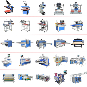 Bán tự động 38x38 40x50 40*60 t Áo sơ mi khí nén Máy ép nhiệt với truyền nhiệt tấm dập nổi - Product Image 3