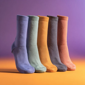 Para <span class=keywords><strong>SHEIN</strong></span> Seller Strategic Partnership Calcetines deportivos atléticos <span class=keywords><strong>de</strong></span> alto rendimiento con suela acolchada <span class=keywords><strong>Tela</strong></span> transpirable que absorbe la humedad para - Product Image 4