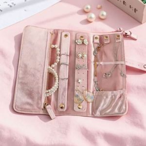 Wholesale Fashion Velvet Elegant Luxury Cosmetic Beautiful Travel Makeup <b>Pouch</b> Jewelry Storage <b>Bag</b> <b>for</b> <b>Women</b> - Product Image 1
