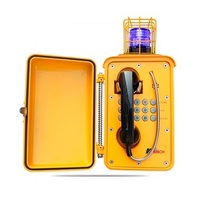 Téléphone industriel VoIP KNSP-01-D8D21, téléphone d'urgence résistant aux intempéries IP66