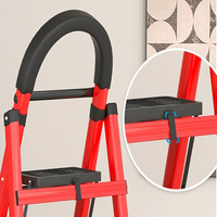 Échelle pliante multifonctionnelle portable pour usage domestique, extensible, robuste, capacité 150 kg