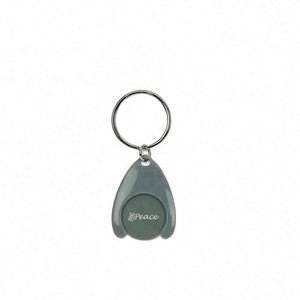 Promotional Logo Printed Custom Cheap <b>Plastic</b> <b>Trolley</b> Coin - Product Image 1