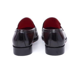 Mocasines Negros Clásicos - Zapatos de Hombre Hechos a Mano, Cómodos y Duraderos, con Aumento de Altura, para Otoño, Casuales de Negocios, con Parte Superior de Cuero Vacuno - Product Image 3