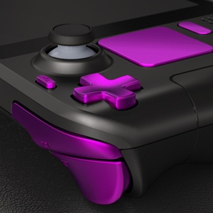 Extremerate ปุ่มเต็มชุดสำหรับคอนโซล LCD Steam Deck อุปกรณ์เสริมสำหรับเล่นเกมสีม่วง - Product Image 4