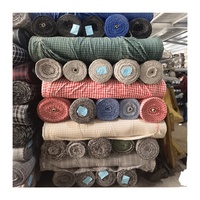 Vente chaude chine usine prix de gros coton/T/C fil teint chemise à carreaux tissu tissé techniques Plaid vêtement tissu