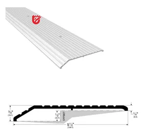 Plaques de seuil de porte en aluminium d'usine Overhead Rain Drip Guard