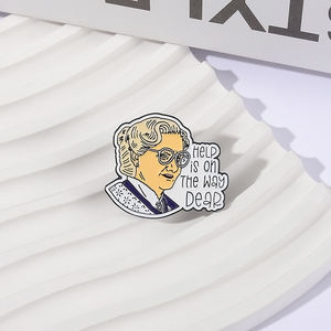 Sming Pins HELP IS on the WAY, alfileres esmaltados, broches <span class=keywords><strong>de</strong></span> película <span class=keywords><strong>de</strong></span> comedia, insignia, Pin <span class=keywords><strong>de</strong></span> solapa para mochila, accesorios <span class=keywords><strong>de</strong></span> ropa, joyerí<span class=keywords><strong>a</strong></span> divertida - Product Image 3