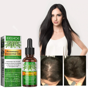 Huile essentielle pour cheveux EELHOE à la rosmarine et à l'huile de noix de coco, hydrate, nourrit le cuir chevelu, donne une brillance douce, prévient la sécheresse et les pointes fourchues - Product Image 2