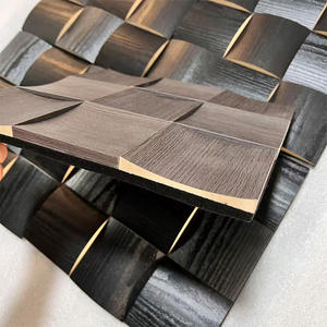 Panneaux acoustiques en mosaïque de bois naturel, écologiques, absorbant le son, pour la décoration intérieure - Product Image 1