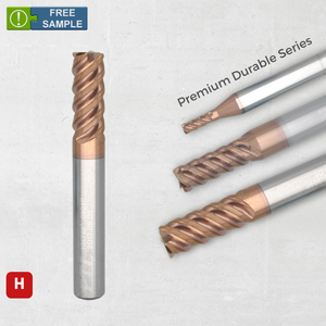 Fraise en bout en carbure de tungstène CNC Prime Fraise OEM pour acier dur traité thermiquement - Product Image 1