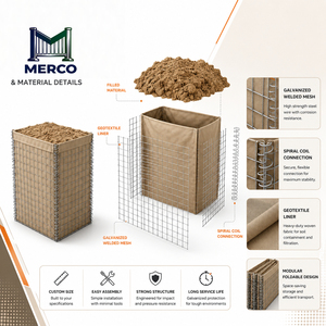 Grillage soudé pour clôture de sécurité avec système défensif en tissu géotextile, clôture de sécurité de 6 pieds de hauteur, respectueux de l'environnement - Product Image 2