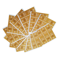 Étiquettes alimentaires adhésives personnalisées, étiquettes autocollantes en vinyle, impression de logo autocollant pour emballage