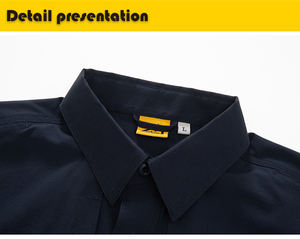 Camisa de Manga Larga para Hombre, Táctica, de Nailon y Elastano, Elástica en 4 Direcciones, Resistente al Agua, de Secado Rápido, Transpirable, con Cuello de Botones - Product Image 5