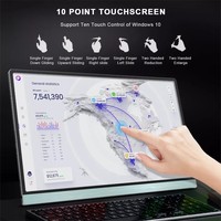Moniteur de jeu portable IPS LCD USB tactile pour PS5, écran d'extension pour PC, moniteur tactile 13 pouces