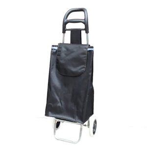 Bolsa de transporte de poliéster multifuncional y ligera, carrito de compras plegable <span class=keywords><strong>con</strong></span> <span class=keywords><strong>ruedas</strong></span> para uso en el mercado del vino - Product Image 1