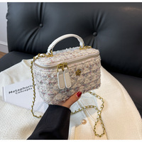 Bolsa Para Dama 2023 Bling Design petite chaîne épaule Tweed sacs nouvelle mode sacs à main marque de luxe concepteur femmes sac à bandoulière