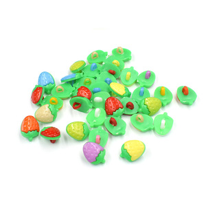 Nhựa Khâu Nút Trẻ Em Màu Nút Hỗn Hợp Nhựa Bé Phim Hoạt Hình Nút Handmade Khóa Chất Liệu Da Đinh Tán - Product Image 1