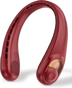 Ventilador de Cuello Portátil, 72 Salidas de Aire y 3 Velocidades, Larga Duración, Manos Libres, para Uso Personal en Exteriores - Product Image 1