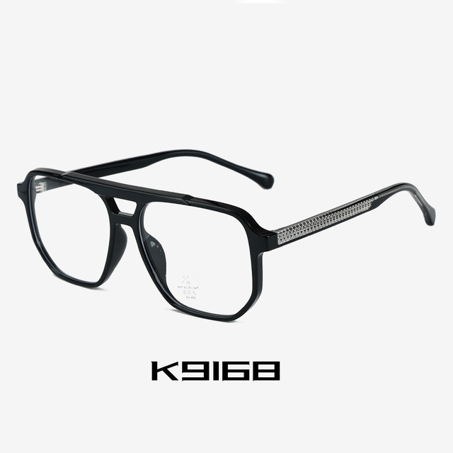 Eyeglasses Frames Double Bridge Solid Pattern Luxury Designer Unisex Computer Glasses High Quality Fashion Retro