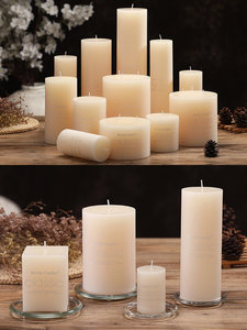 Miglior Prezzo Candele Grandi a Colonna Bianche Senza Profumo Varie Misure per Casa Ufficio Matrimonio Uso Religioso - Product Image 3