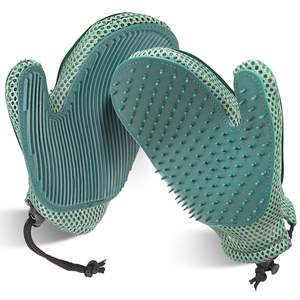 पालतू उत्पाद कस्टम इलेक्ट्रोस्टैटिक पालतू बाल हटाने दस्ताने पुनः प्रयोज्य पालतू जानवरों के बाल हटाने वाले दस्ताने पालतू जानवरों के बाल हटाने वाले दस्ताने - Product Image 1