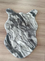 Hochwertige und Großhandel Leopard Cow Print Teppich Home Plüsch Kaninchen Kunst pelz Teppich für Wohnzimmer