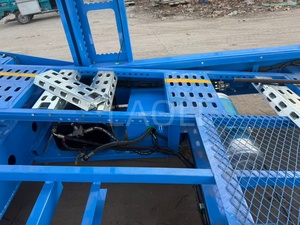 Semi-remorque porte-voitures de style nouveau, 3 essieux, 6 à 10 unités, à vis, pour le <span class=keywords><strong>transport</strong></span> de voitures et de conteneurs - Product Image 5